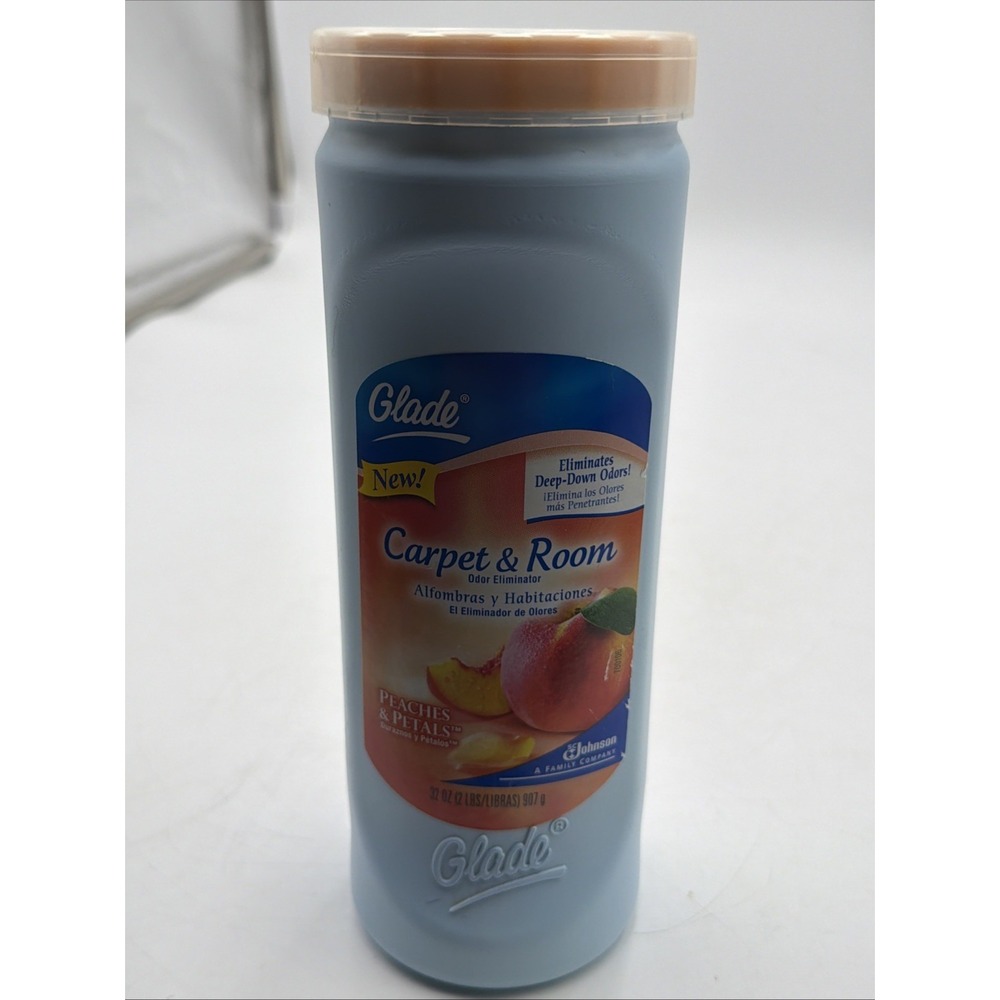 NOS Glade PEACHES & PETALS Carpet & Room Odor Eliminator Discontinued HTF
